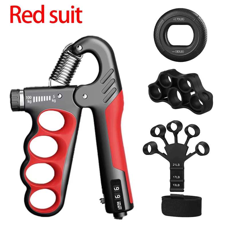 Adjustable Grip Strengthener for Hand and Wrist - 5-60/100/150Kg Muscle Recovery and Fitness Exercise Tool