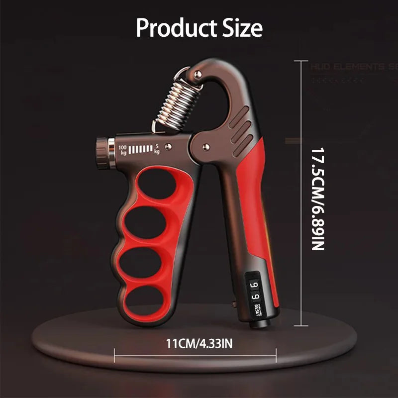 Adjustable Grip Strengthener for Hand and Wrist - 5-60/100/150Kg Muscle Recovery and Fitness Exercise Tool