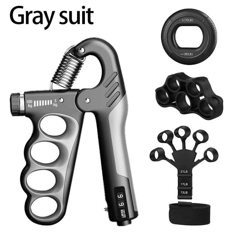Adjustable Grip Strengthener for Hand and Wrist - 5-60/100/150Kg Muscle Recovery and Fitness Exercise Tool
