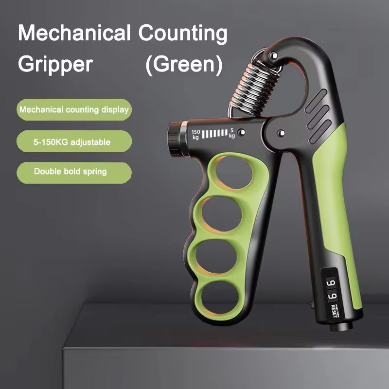 Adjustable Grip Strengthener for Hand and Wrist - 5-60/100/150Kg Muscle Recovery and Fitness Exercise Tool