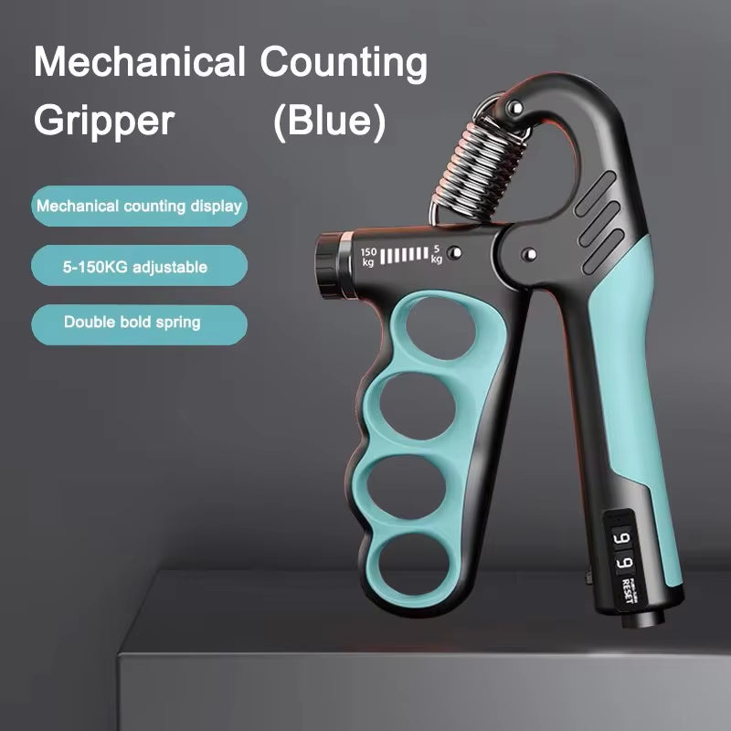 Adjustable Grip Strengthener for Hand and Wrist - 5-60/100/150Kg Muscle Recovery and Fitness Exercise Tool