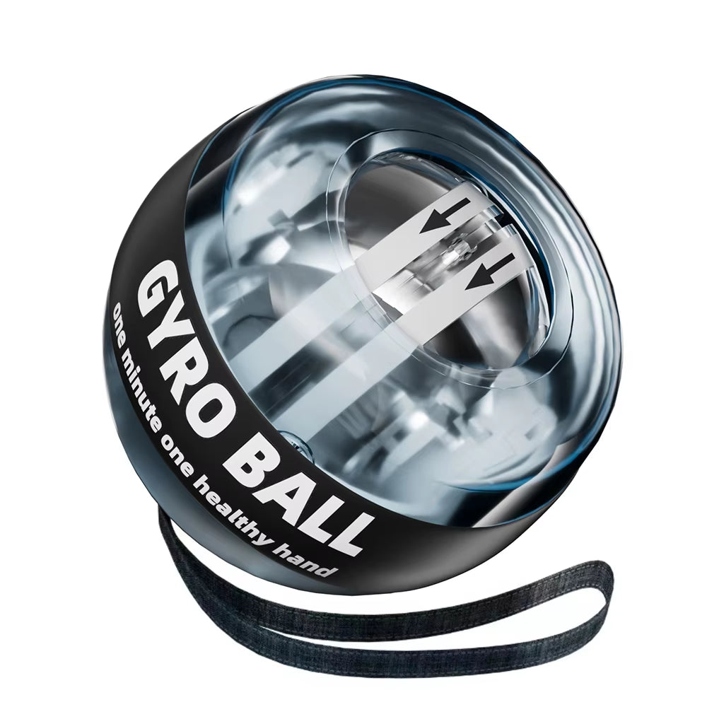 Wrist Gyro Ball Power Trainer - Self-Starting Forearm and Wrist Strengthening Device for Enhanced Arm and Finger Muscle Development