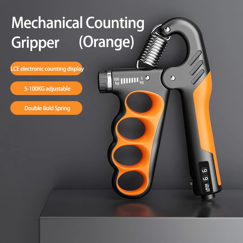 Adjustable Grip Strengthener for Hand and Wrist - 5-60/100/150Kg Muscle Recovery and Fitness Exercise Tool